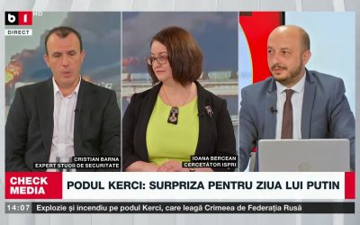 CHECK MEDIA. PODUL KERCI, SURPRIZA PENTRU ZIUA LUI PUTIN. SE CERE SCHIMBAREA REGIMULUI LA TEHERAN